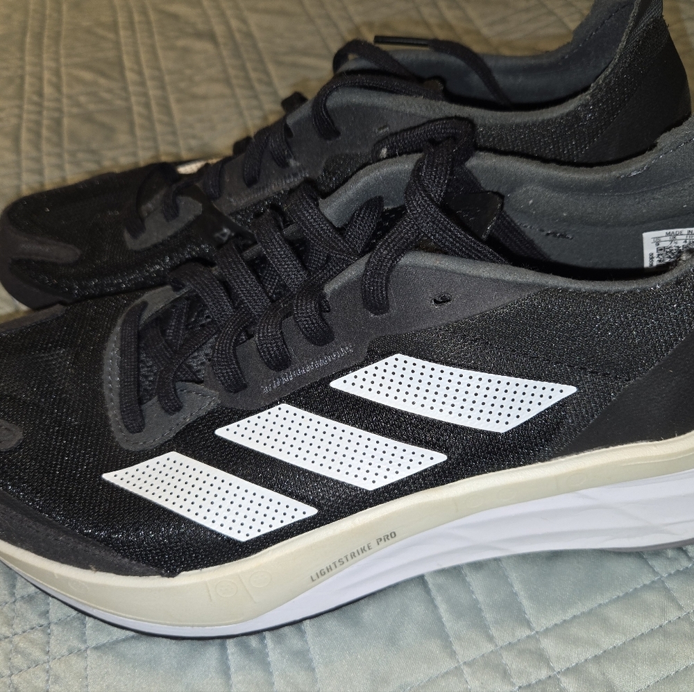 adidas Black and White AdiZero Boston 11